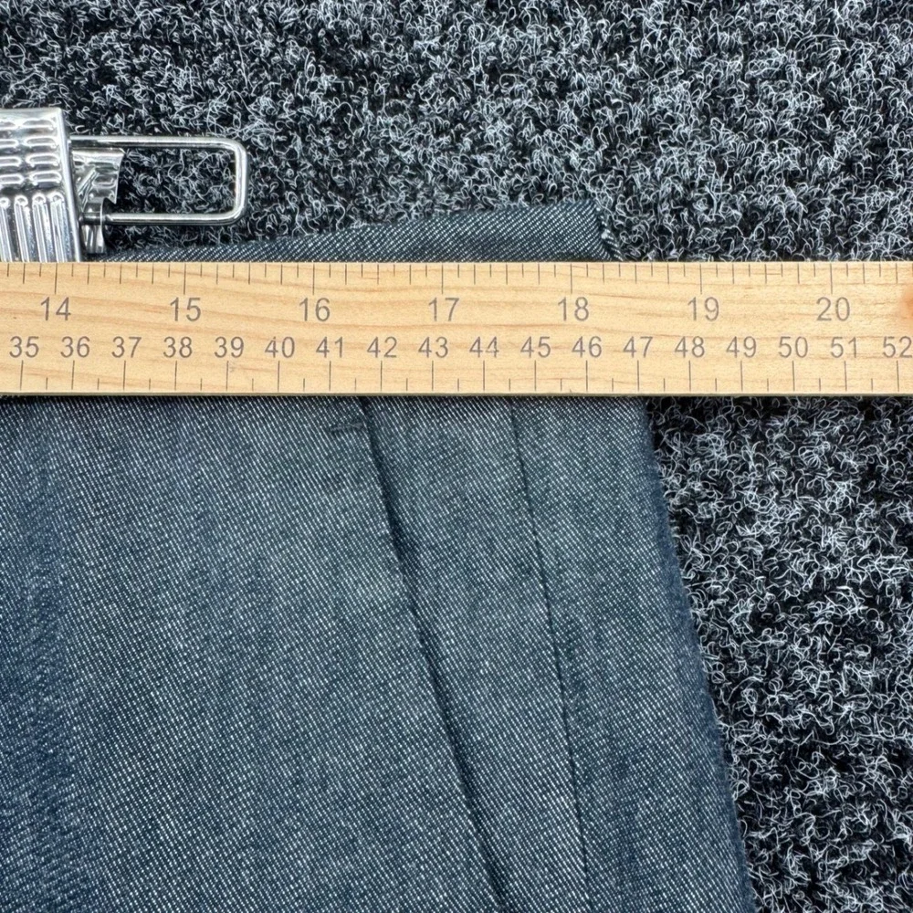 Banana Republic Mens 38R Blue Gray Wool Cotton Blend Dress Pants Made in Italy